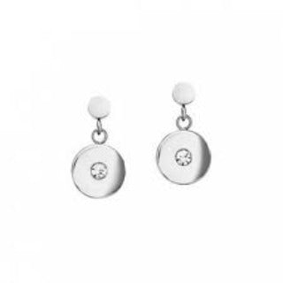 Coeur de Lion Stainless Steel stone set drop earrings 4990/21-0720