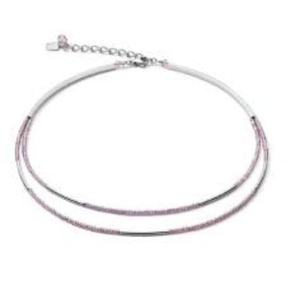 4998/10-0829 Coeur de Lion Stainless Steel Beaded Necklace