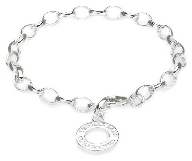 Thomas Sabo Sterling Silver Charm Club Bracelet