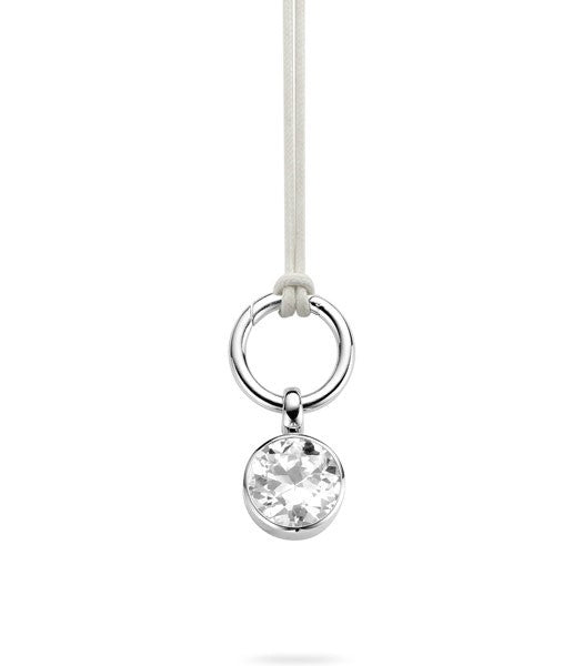 Ti Sento Stirling Silver CZ set Pendant ref 6438ZI