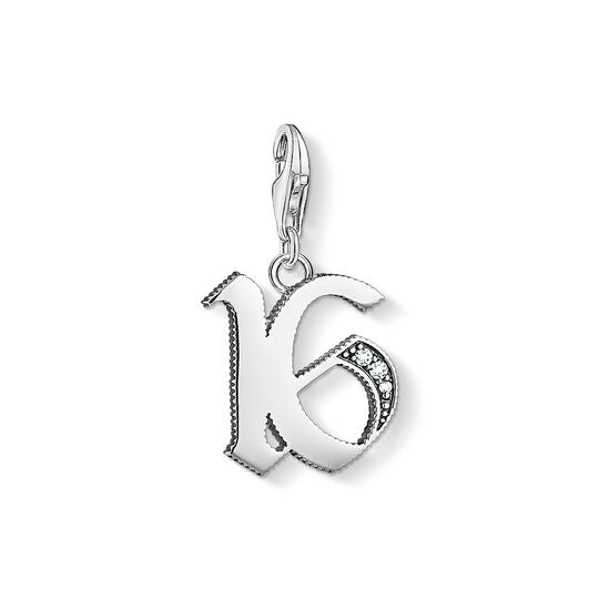 Thomas Sabo Sterling Silver CZ set 16 charm ref 1509-643-21