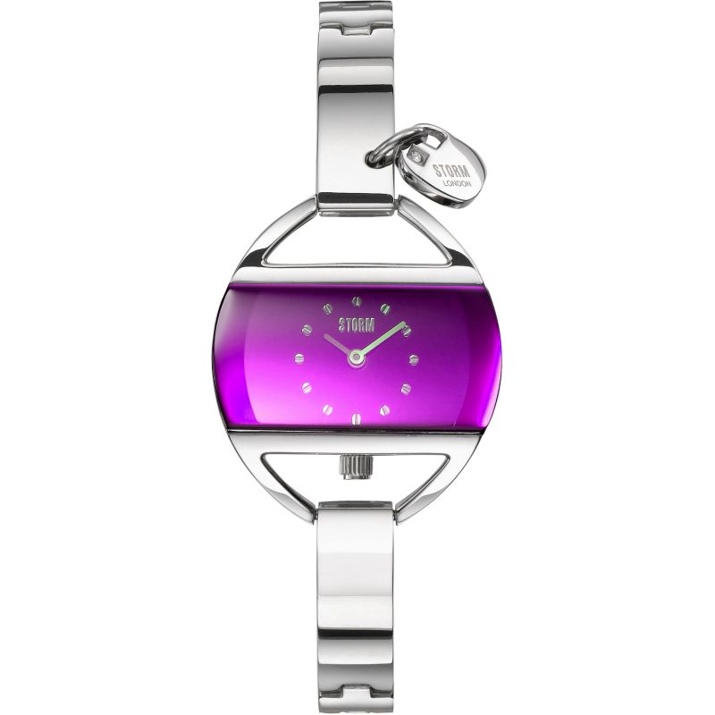 Storm Ladies Temptress Charm Lazer Purple bracelet watch