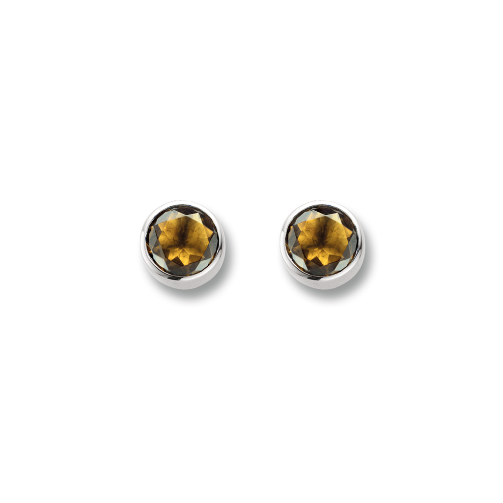 Ti Sento Stirling Silver Brown stud earrings ref 7271TE
