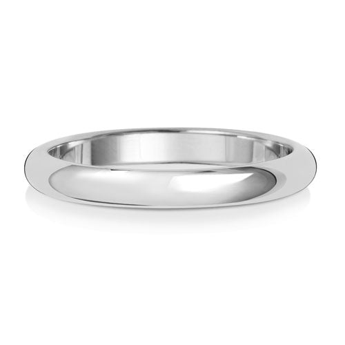 2.5MM D Shaped Wedding Ring