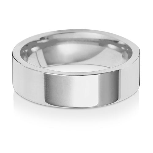 6MM Flat Court Wedding Ring