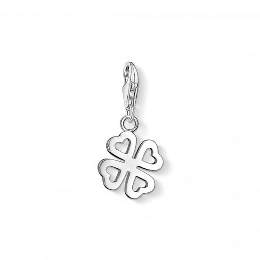 Thomas Sabo Sterling Silver 4 Leaf Clover charm