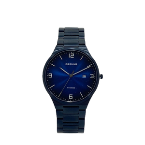 Bering Men's Black Plated Titanium Watch 15240-727
