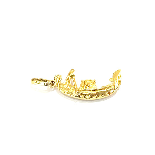18ct Yellow Gold Gondola Charm Pre-Loved