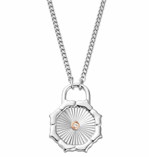3SNDA0718 Clogau Silver/9ct gold Nos Da Pendant on chain £129