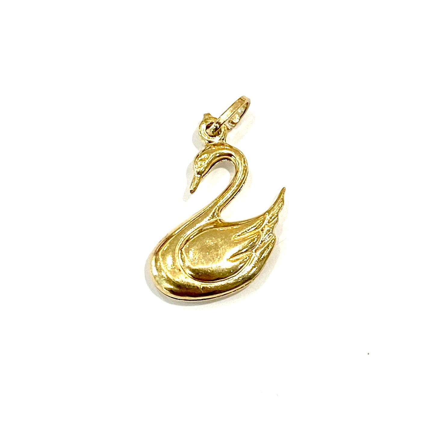 9ct Yellow Gold Swan Charm Pre Loved