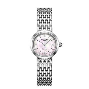Rotary Balmoral Stainless Steel Diamond Set Bracelet Watch LB00899/07/D