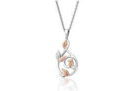 3SAWLP Clogau Silver /Gold Awelon Pendant on chain £229