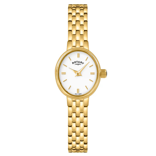 Rotary Cocktail Gold Plated Bracelet Watch