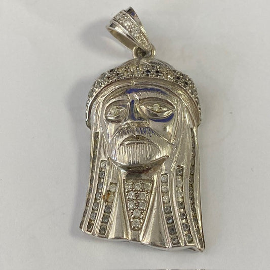 G6251CZ Silver head pendant CZ set £300