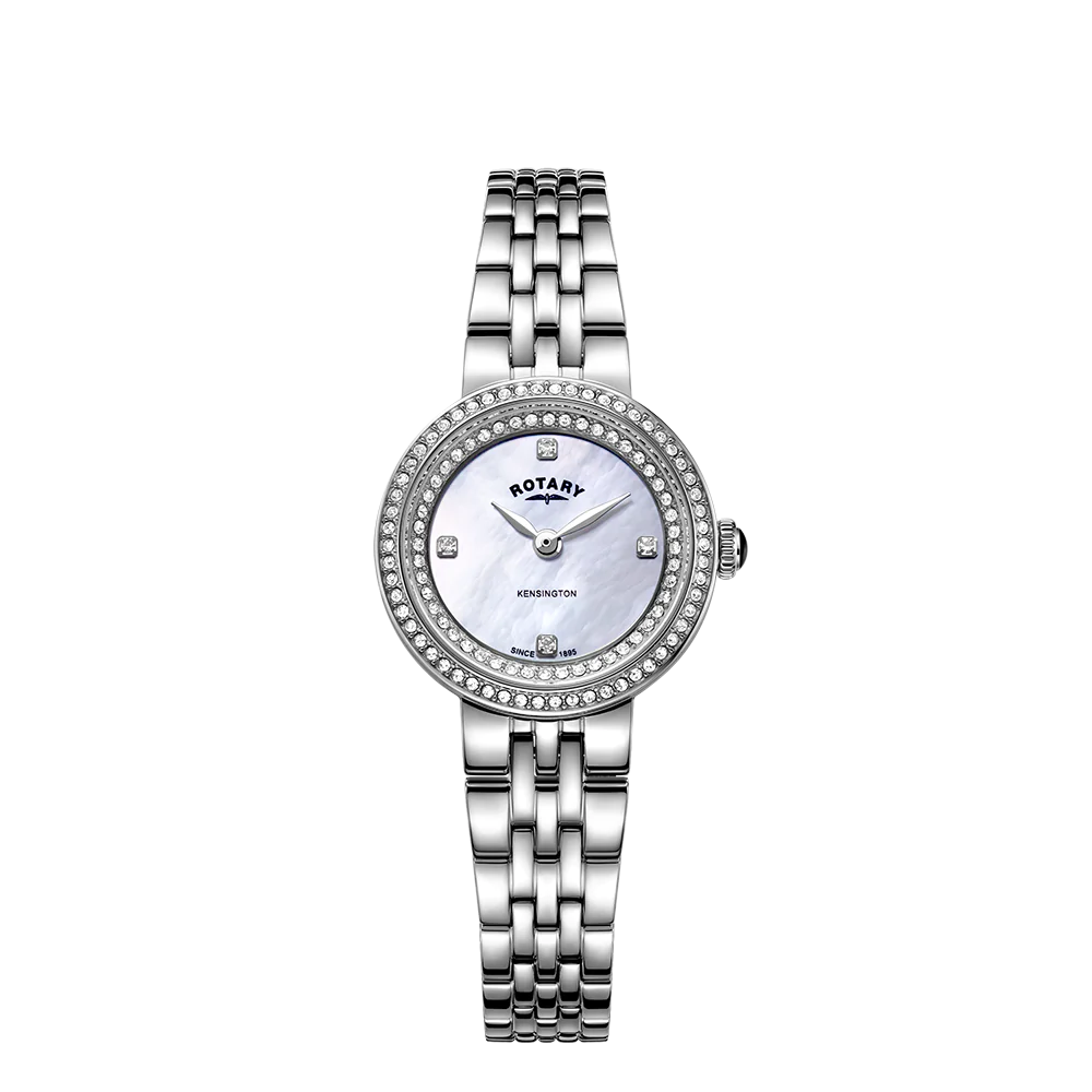 Rotary Kensington Quartz Ladies Stainless Steel Bracelet Watch ref LB05370/41