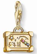 1763 Thomas Sabo Gold plated Suitcase charm £89