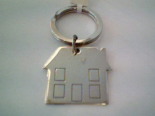 KK2 Silver House Key Ring