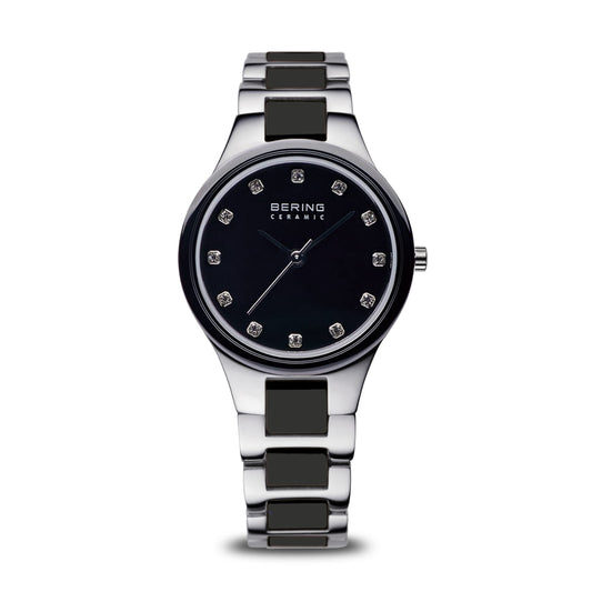 Bering Ladies Stainless Steel and Ceramic bracelet watch 32327-749