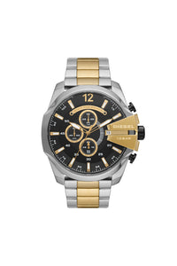 DIESEL Mega Chief Chronograph Two Tone Stainless Steel Watch DZ4581