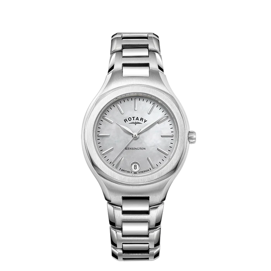 LB05105/41 ROTARY Kensington Ladies S/Steel silver dial  calendar Bracelet watch