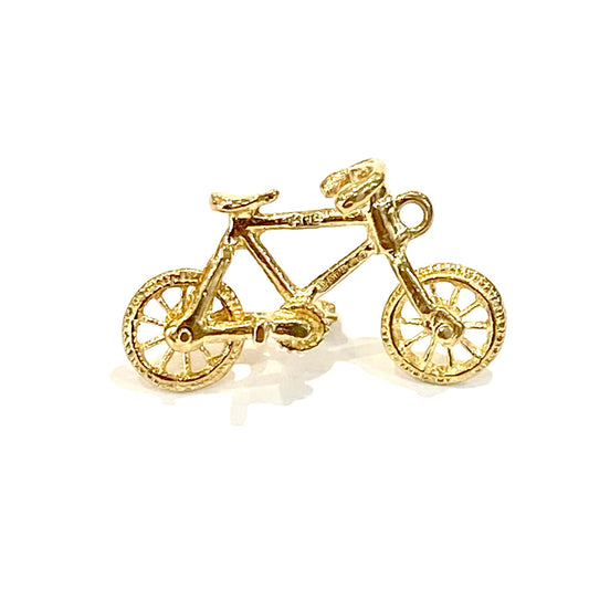 9ct Yellow Gold Bicycle Charm Pre Loved