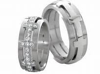 Furrer Jacot 18ct White Gold 6mm 9 Diamond Set Wedding Ring