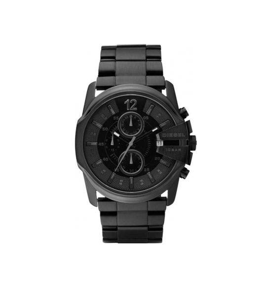 DIESEL Men's Chief Chronograph Black Stainless Steel Watch DZ4180