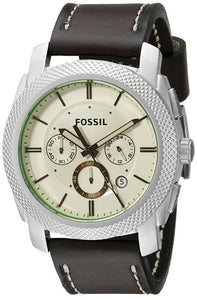 Fossil Machine Chronograph Stainless Steel Watch Ref FS5108