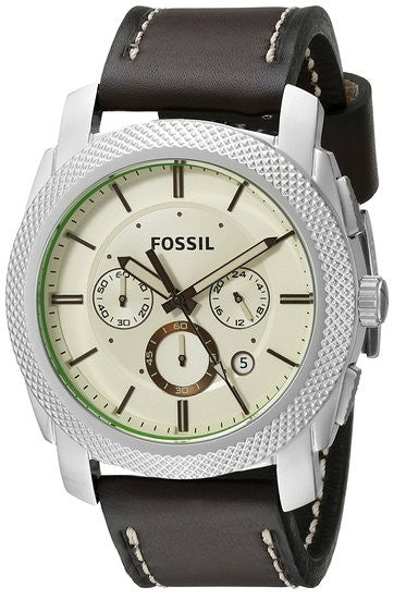Fossil Machine Chronograph Stainless Steel Watch Ref FS5108