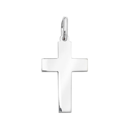 Silver Plain Cross Pendant
