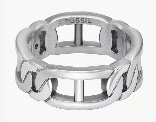 Fossil Heritage D-Link Style Stainless Steel Ring JF04409040