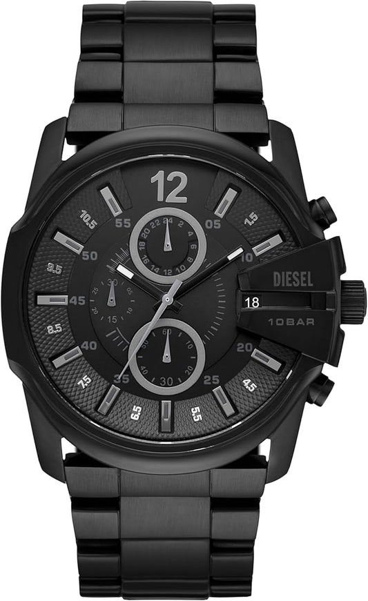 DIESEL Master Chief Chronograph Black Stainless Steel Watch