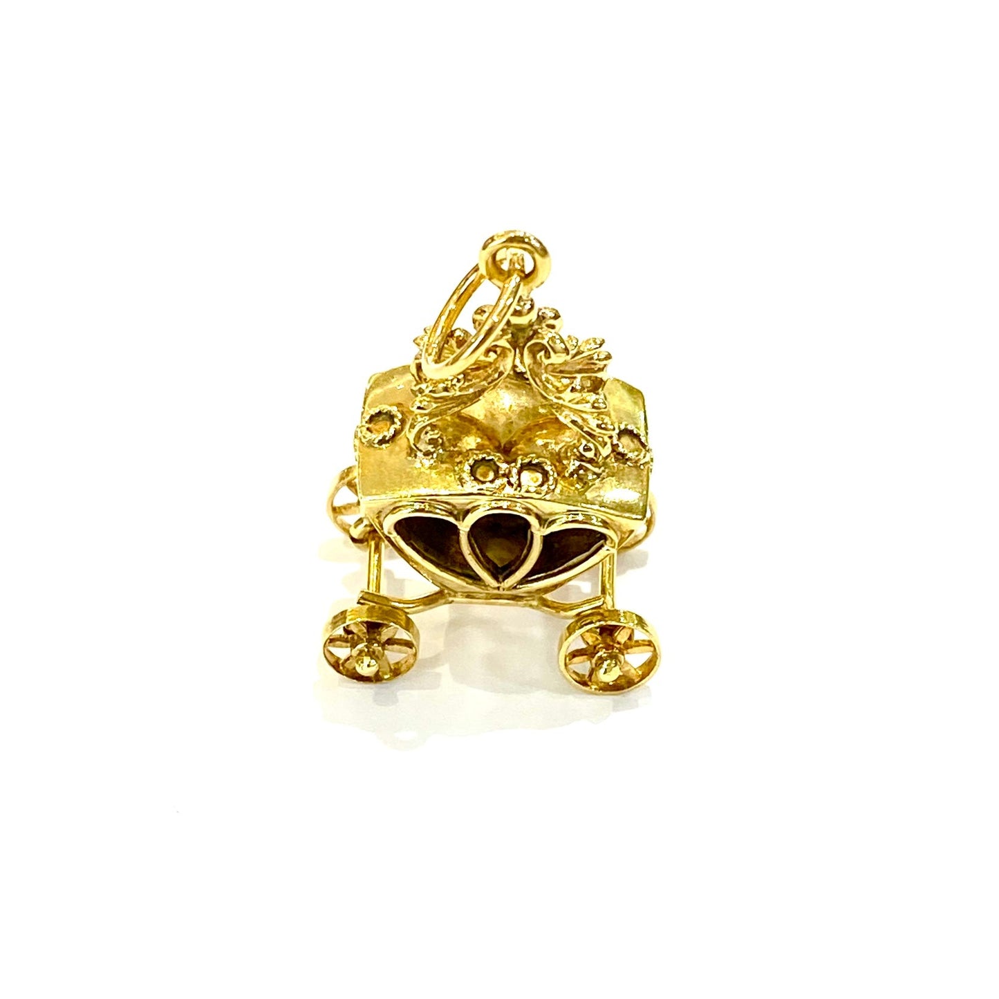 9ct Yellow Gold Carriage Charm Pre Loved