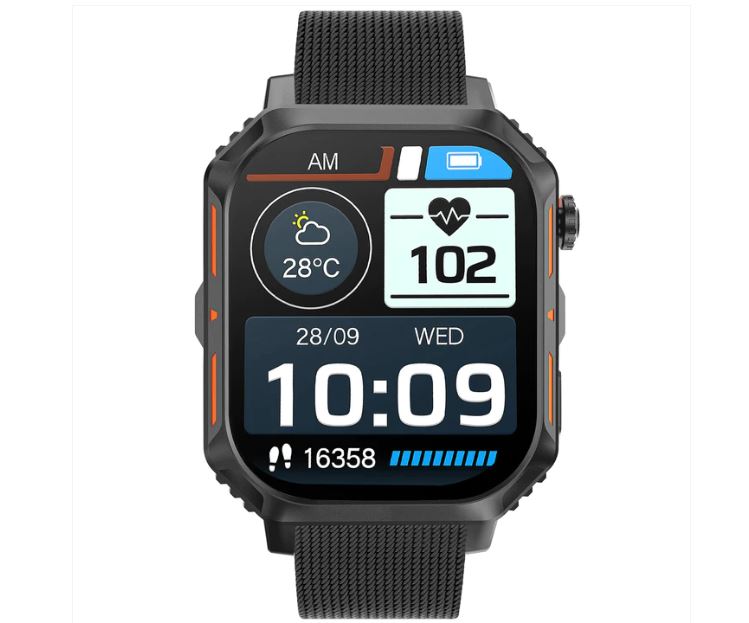 47534/BK STORM S-MAX Smart Watch on Black Mesh Strap
