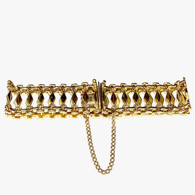 9ct Gold Fancy Bracelet Pre-loved