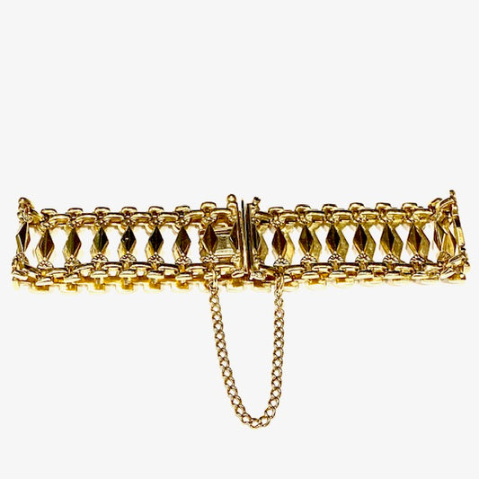 9ct Gold Fancy Bracelet Pre-loved