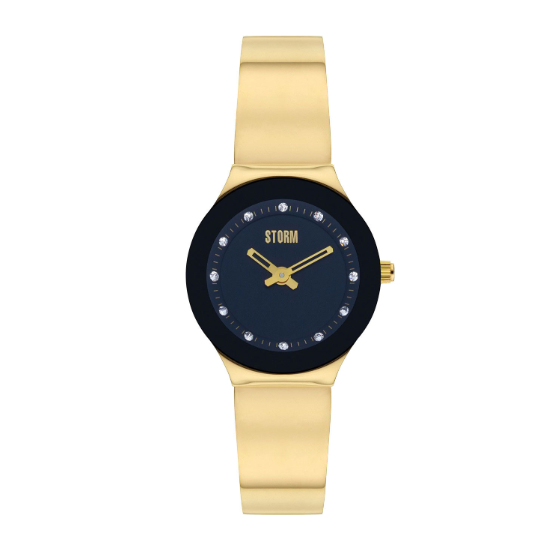 Storm Arin Curvex Gold Black Stainless Steel Watch 47426/GD