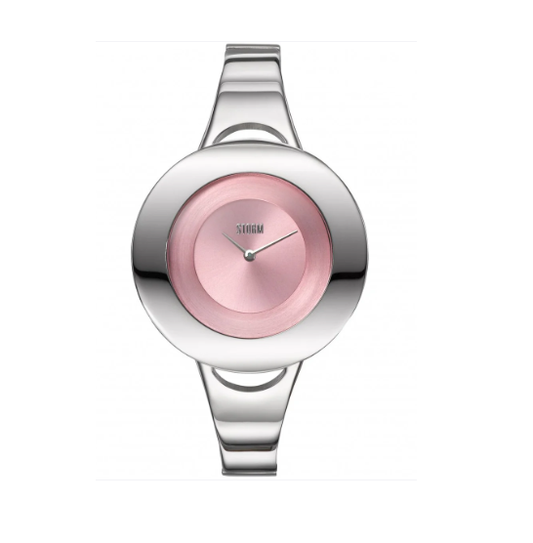 STORM Centro Pink Dial stainless Steel bracelet watch