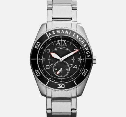 AX1263 Armani Exchange Mens Stainless Steel Bracelet Watch