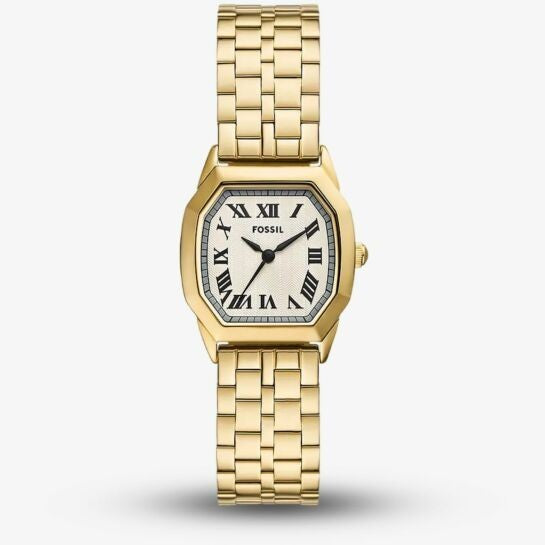 FOSSIL Harlow Ladies Gold Plated  Stainless Steel Bracelet Watch ES5361