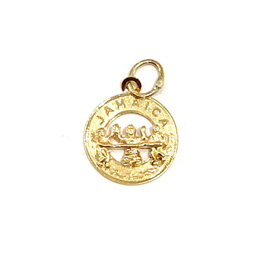 14ct Yellow Gold Jamaica Charm Pre Loved