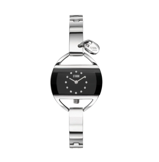Storm Ladies Temptress Charm Black bracelet watch