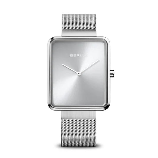 Bering Gents Stainless Steel Oblong bracelet watch 14533-000