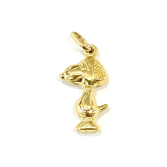 9ct Snoopy Dog pendant charm Pre-Loved