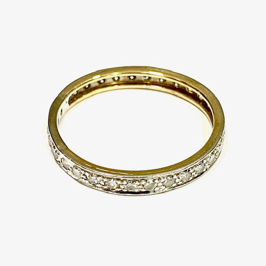 18ct Yellow Gold 5 Diamond Ring Pre-Loved
