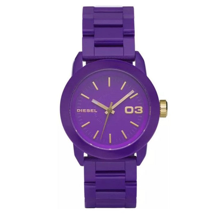 DIESEL All Purple Acrylic Watch