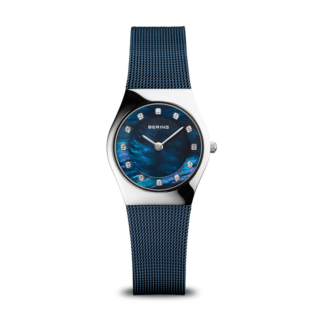 Bering Ladies Stainless Steel  Blue Bracelet watch 11927-307