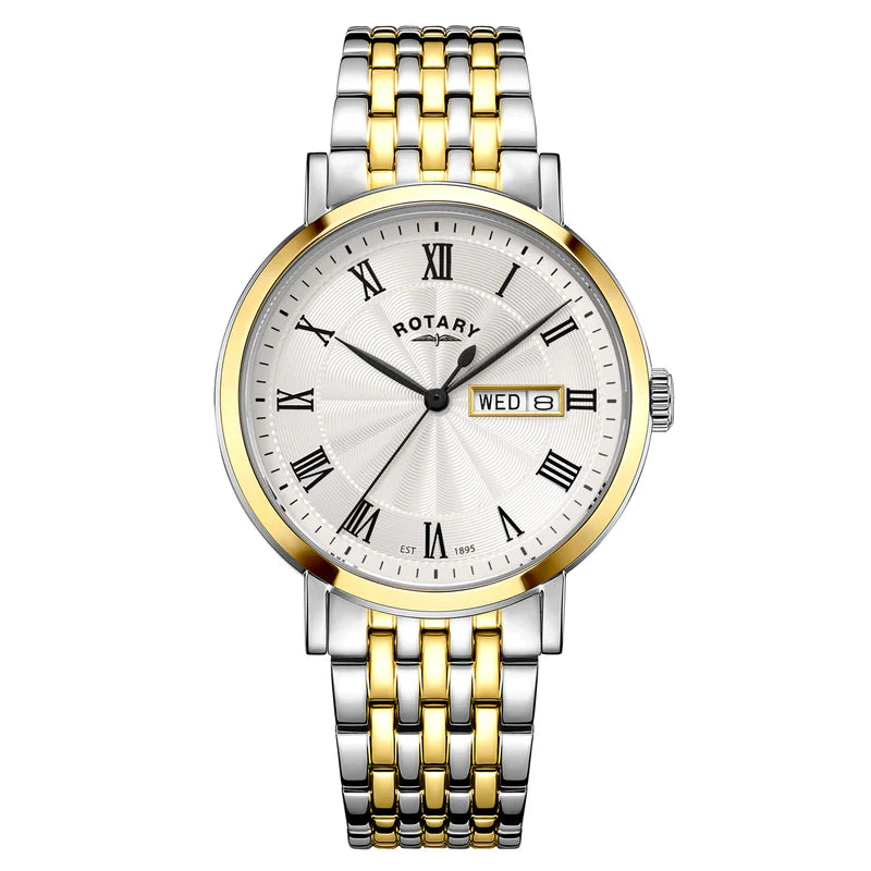 Rotary Heritage 2 tone Stainless Steel Bracelet Watch