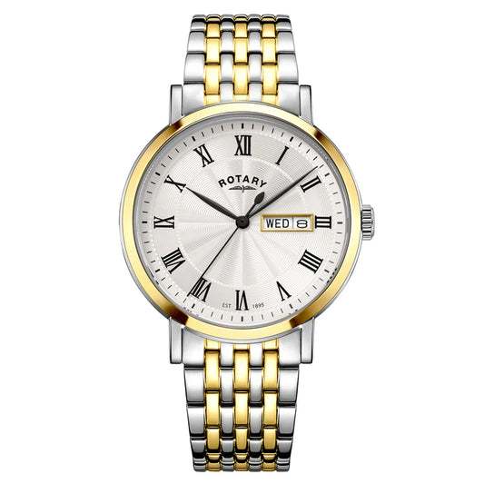 Rotary Heritage 2 tone Stainless Steel Bracelet Watch