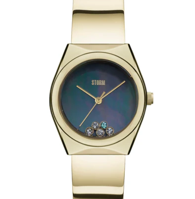 Storm Zinara Gold Plated Stainless Steel Bracelet Watch
